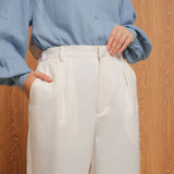 Ankle Culotte | Broken White