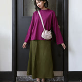Anytime Long Tee 2.0 | Mulberry