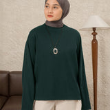 Anytime Long Tee 2.0 | Forest Green
