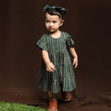 Arum Baby Dress | Deep Emerald