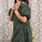 Arum Kids Dress | Deep Emerald