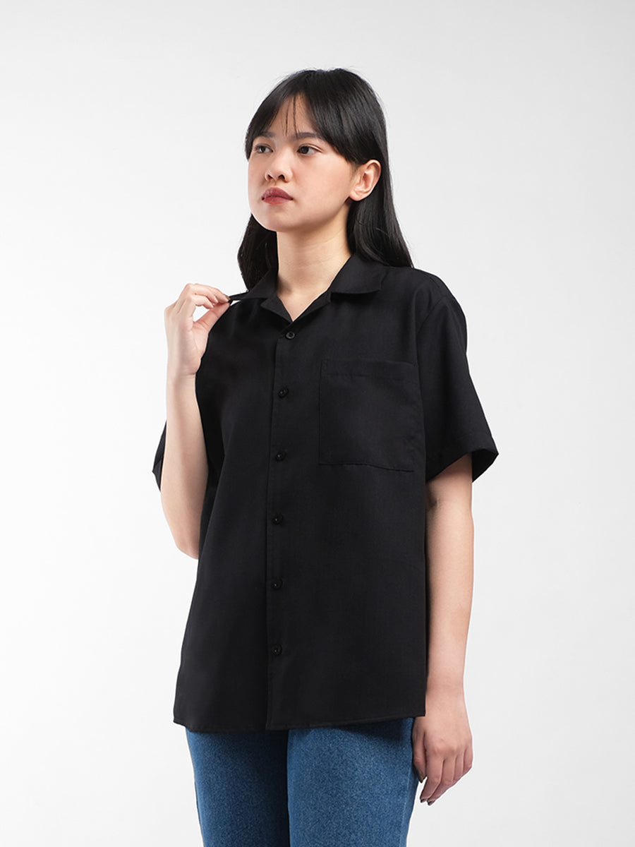 Cabana Shirt | Black – THENBLANK