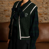 Cable Knit Vest | Slytherin