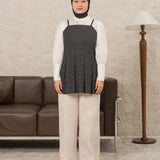 Cami Pleated Tank | White Dots