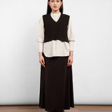 Chevron Knit Vest | Macchiato