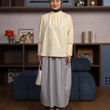 Cotton Ruffle Blouse | Butter