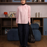 Cotton Ruffle Blouse | Pink Salt