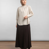 Cotton Ruffle Blouse | Cream