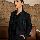 Cropped Blazer | Black