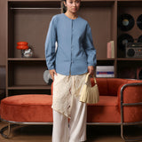 Darra Two Way Blouse | Denim