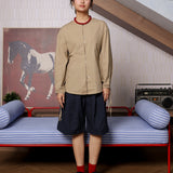 Darra Two Way Blouse | Peanut