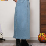 Denim Skirt | Light