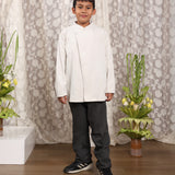 Lengkung Kids Beskap | Broken White