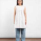 Neck Ruff Dress | Broken White