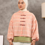 Noon Balun Blouse | Salmon