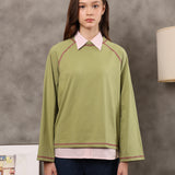 Overlock Anytime Long Tee 2.0 | Matcha