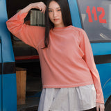 Overlock Anytime Long Tee 2.0 | Peach Cream