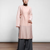 Rangkai Sheer Dress | Pink