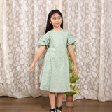 Rona Kids Dress | Sage