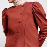 Ruai Blouse | Orange Red