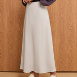 Maxi Slip Skirt | Oat