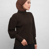 Turtle Knit Top | Macchiato