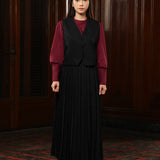 Wool Vest | Black