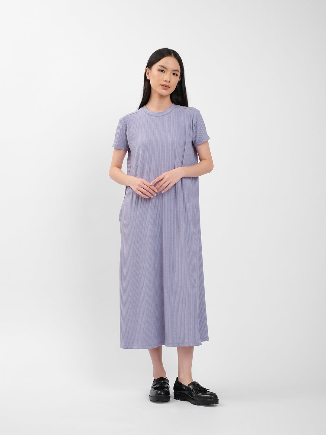 Crop Dress Lilac – THENBLANK - Main Image